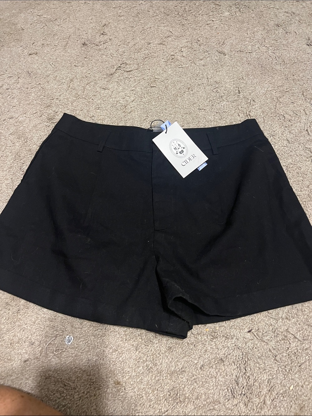 Cider Black Tailored Women's Shorts